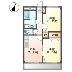 グリーンパレスⅡの物件間取画像